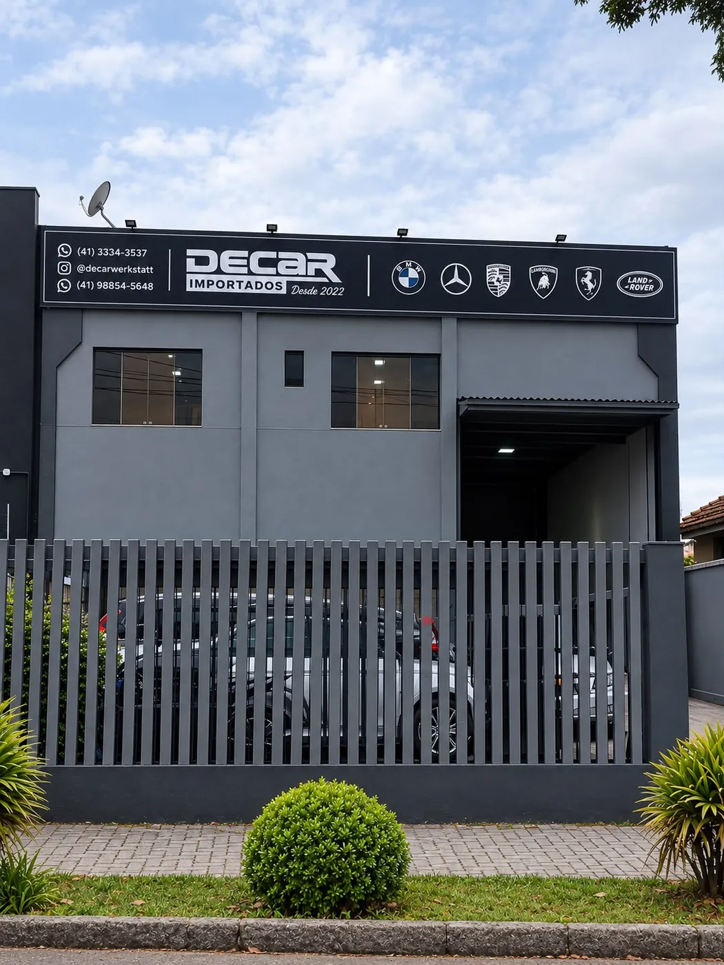 Fachada da Decar Importados em Curitiba